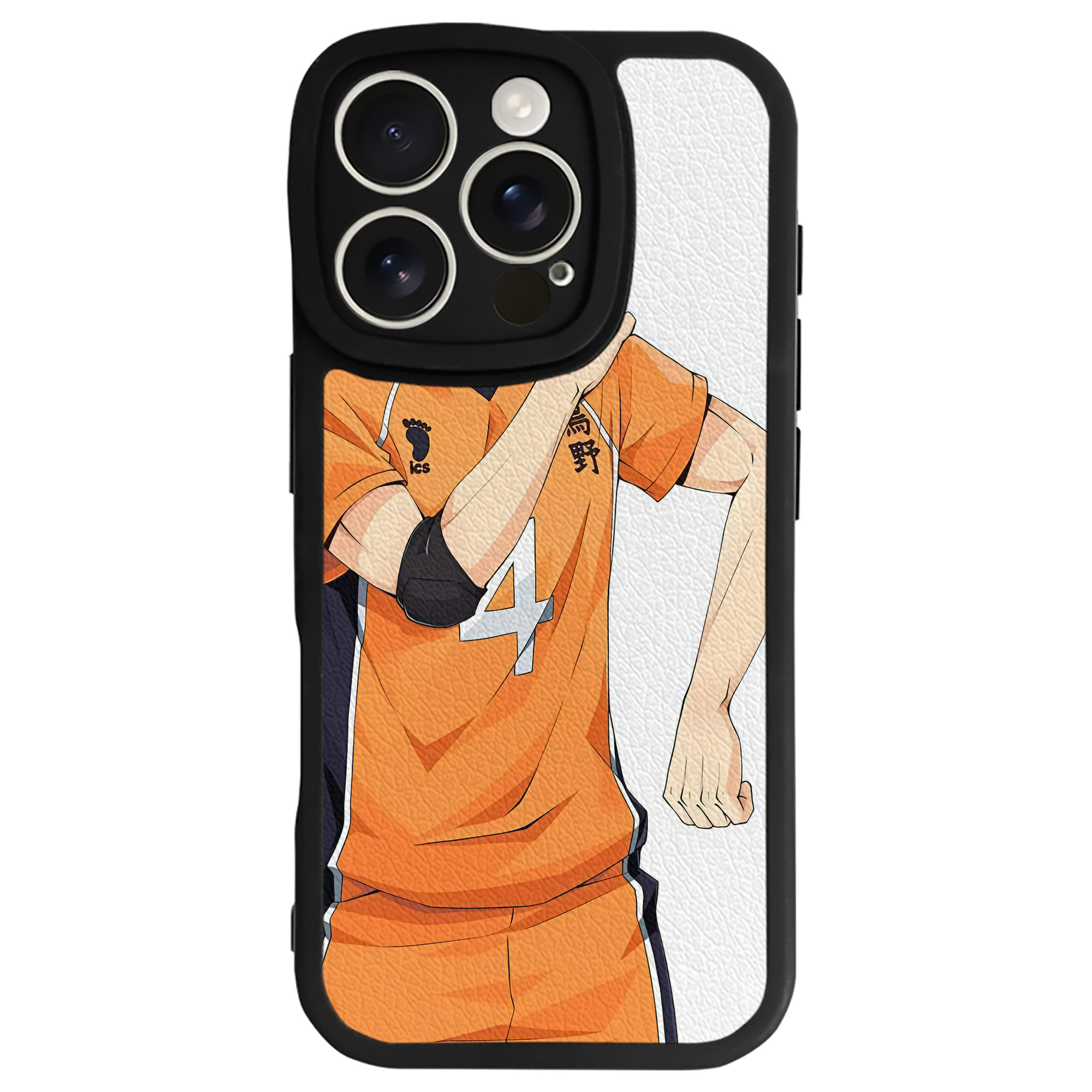 （画像用） ハイキュー!! Haikyu!! 【iPhone 16シリーズ対応】シリコンスマホケース（レザー調） 材質：シリコン